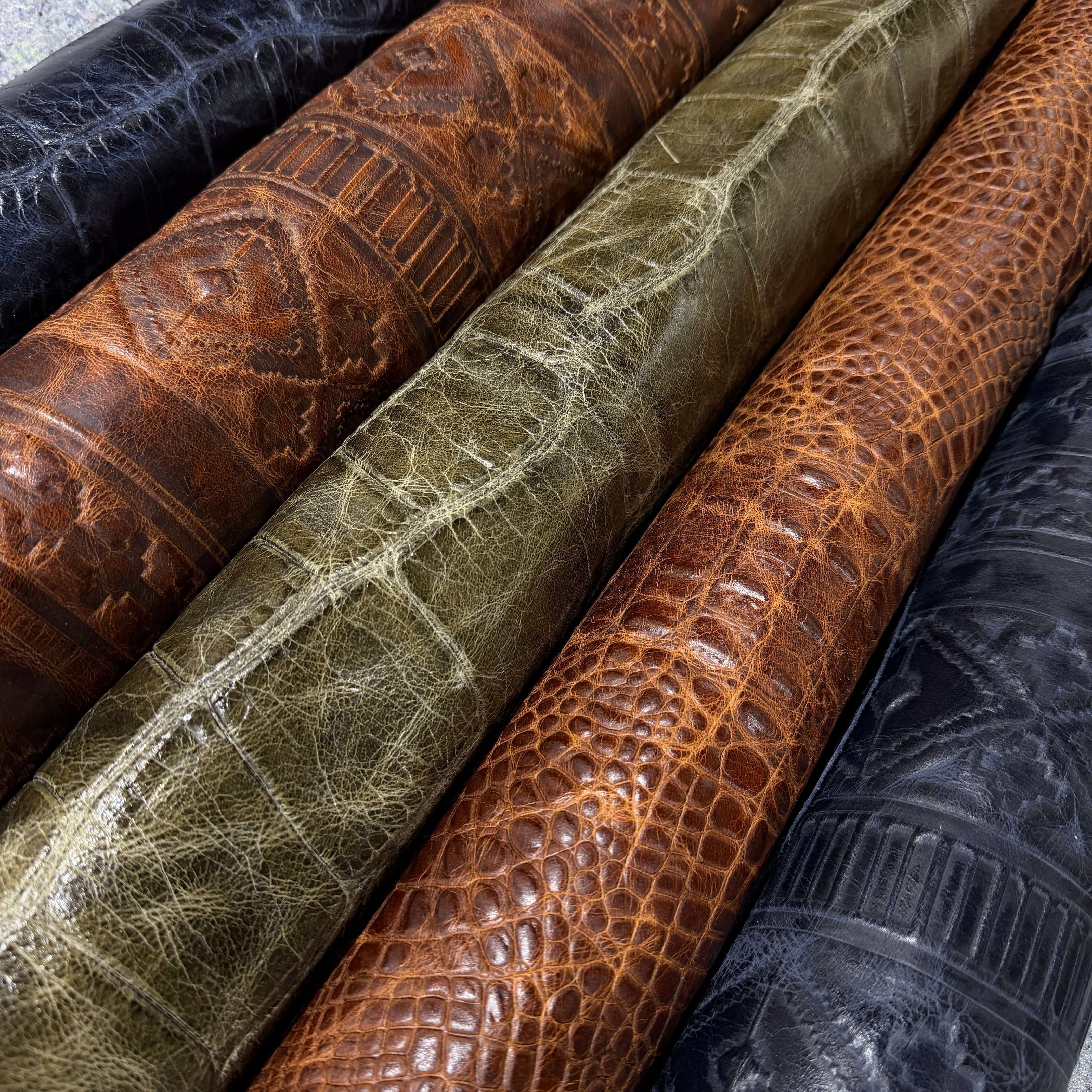 Rustic Embossed Leather Collection – Texas Leather Goods - Retail Store